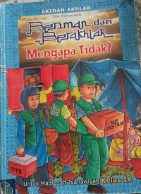 Image of Beriman dan berakhlak : Mengapa tidak