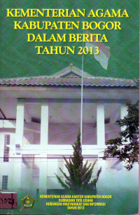 Image of Kementerian agama kabupaten bogor dalam berita tahun 2013